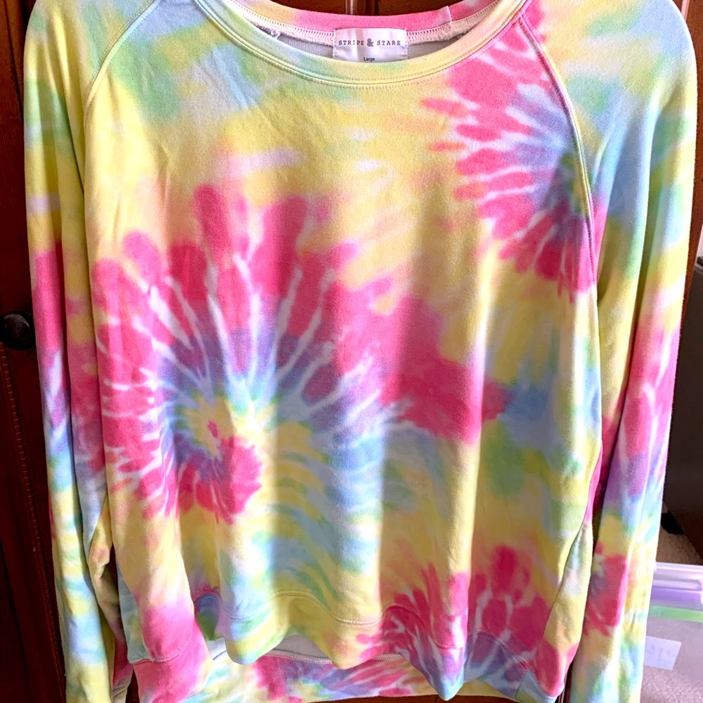 Stripe & Stare Sunshine Tie Dye Sweatshirt